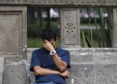 En la imagen de archivo, un hombre con migraña en Ciudad de México (México).