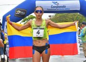 Johana Ordóñez se quedó con el vicecampeonato panamericano de los 35 km marcha femenino.