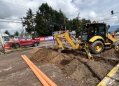 Los trabajos de rehabilitación en la av. Oswaldo Guayasamín empezaron el 8 de mayo.