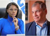 El expresidente Rafael Correa volvió a generar polémica en redes sociales tras la renuncia de Diana Salazar