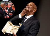 Antes de recibir su premio en el festival de cine de Cannes, Denzel Washington tuvo un desagradable encuentro con un fotógrafo en la alfombra roja.