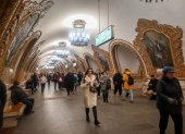 Estación de metro Kíevskaya de Moscú en 2023
