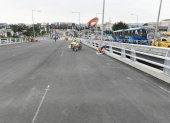 Es el segundo paso a desnivel que se inaugura en la avenida de las Américas, para el tránsito vehicular en sentido sur-norte.
