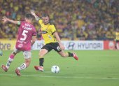 BARCELONA VENCIÓ 1-0 AL INDEPENDIENTE DEL VALLE EN EL ESTADIO MONUMENTAL DE GUAYAQUIL, EN EL MARCO DE LA COPA LIBERTADORES DE AMÉRICA ||