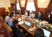 El presidente de la República, Daniel Noboa Azin, mantuvo hoy una reunión con el Directorio de la Corporación Eléctrica del Ecuador (Celec EP).