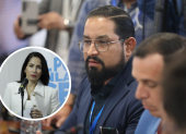 La excandidata correísta cuestionó la votación de su asambleísta, Sergio Peña, en la aprobación del informe para primer debate del proyecto de ley del Ejecutivo.