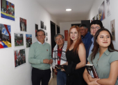 Militantes del Partido Socialista Ecuatoriano, de varias generaciones: Gustavo Vallejo, Manuel Salgado, Elsa Guerra, Juan Camilo Yépez y Doménica Estrella, de izq. a der.