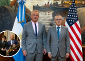 Ministro de Salud, Mario Lugones, recibió en la Casa Rosada al Secretario de Salud de los Estados Unidos, Robert Kennedy Jr.