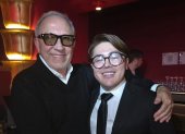 Mauricio Altamirano con Emilio Estefan