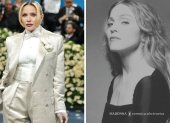 Madonna durante la Met Gala 2025 y la portada oficial de su nuevo álbum Veronica Electrónica