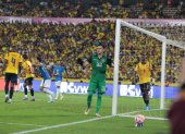 Gonzalo Valle debutó con Ecuador en el empate 0-0 ante Brasil.