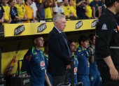 Carlos Ancelotti fue uno de los focos de atención en el partido Ecuador vs. Brasil.