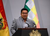 Ministro de Justicia y Transparencia Institucional de Bolivia, César Siles, en La Paz (Bolivia).