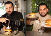 The House cuenta con tres opciones de hamburguesas de autor.