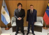 El presidente de Argentina, Javier Milei, se reunió este domingo en Madrid con el dirigente opositor venezolano Edmundo González Urrutia.