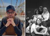 Björn Ulvaeus y la agrupación de ABBA en 1974