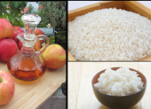 Una cucharadita de vinagre en la cocción transforma el arroz en un acompañante más suelto, sabroso y duradero