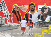 Cristhian y Doménika Arellano, una relación padre e hija que corre con el corazón encendido.