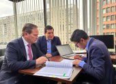 Andrés Arauz firmó su presentación periódica ante la Corte Nacional de Justicia.