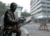 La escultura de José Joaquín de Olmedo será cambiada de ubicación después de una década de su instalación.