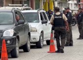 La Policía Nacional realiza operativos en Samanes, zona golpeada por las extorsiones.