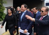 Andrés Arauz, excandidato de la Revolución Ciudadana, en su presentación en la Corte, el pasado viernes 13 de junio.