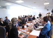 La Comisión de Justicia, presidida por la gobiernista Rosa Torres, tramitó las reformas al Código de la Democracia