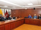 José Suing y Mario Godoy se reunieron con los presidentes de las cortes provinciales.
