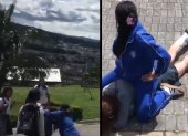 La brutal agresión a una estudiante fue grabada. Hubo personas que observaban, pero no detuvieron el ataque.