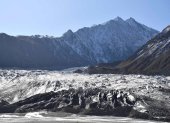 Fotografía de un glaciar de Pakistán.