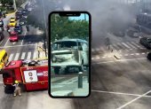 El incidente sucedió en la intersección de avenida del Bombero y Leopoldo Carrera, donde el Municipio prevé construir dos pasos a desnivel.