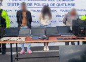 Los tres detenidos no tienen antecedentes penales. Son ecuatorianos.