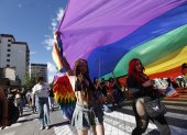 Según la organización, en la marcha del Orgullo participaron 15.000 personas.