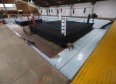 Así luce el interior del gimnasio de boxeo de San Roque, donde entrenan un centenar de deportistas.