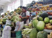 El mercado de Santa Clara en Quito.