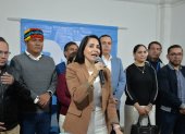 La excandidata presidencial Luisa González reaccionó al testimonio de Daniel Salcedo sobre asesinato de Fernando Villavicencio.