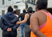 Policía capturó a varios sospechosos del delito de tráfico de personas.