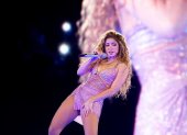 Shakira en su tour Las mujeres ya no lloran