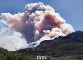 El incendio forestal de Paüls (Tarragona) afecta ya a cerca de 2.900 hectáreas de masa forestal hasta el momento.
