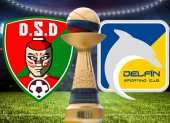 Delfín (d) visita a Deportivo Santo Domingo en los 16avos de final de Copa Ecuador 2025.