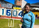 Blsy Quiñonez impuso un nuevo récord nacional Sub-20 y absoluto en lanzamiento de bala,