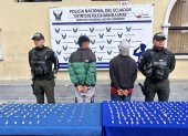 En otro operativo en San Roque, se aprehendió a dos hombres por el delito de tenencia de sustancias sujetas a fiscalización.