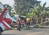 Avioneta de fumigación en Milagro se accidentó