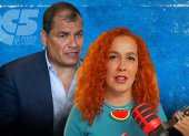 Alondra Santiago tuvo un roce con el líder máximo de la Revolución Ciudadana, el expresidente Rafael Correa.