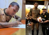 Vinicio Angulo nuevo jugador del Club Atlético Naranjal de la segunda categoría del Guayas.