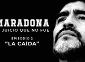 Imagen promocional del documental “Maradona, el juicio que no fue” en DGO.