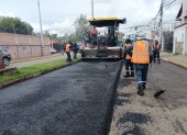 Las obras de asfalto y bacheo de calles se suspenden en Cuenca por falta de material.