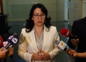 La vocal del Consejo de la Judicatura Solanda Goyes enfrenta un proceso de juicio político impulsado por el oficialismo enla Asamblea.