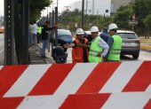 Las actividades de construcción de los pasos a desnivel en Los Ceibos fueron paralizadas el 10 de julio.