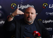 Miguel Ángel Loor, presidente de LigaPro, se refirió a la gestión de Francisco Egas en FEF
